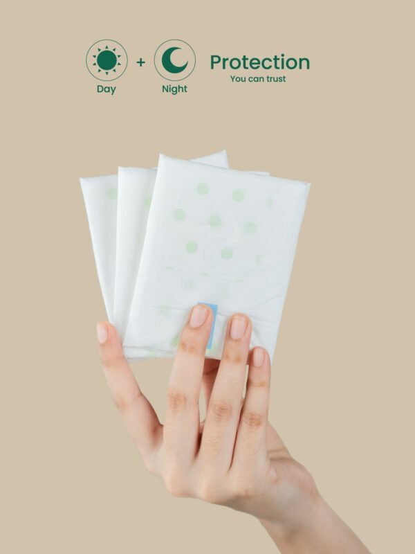 Femi9 Anion Sanitary Napkins|280mm|Large 12 Pads - Image 5